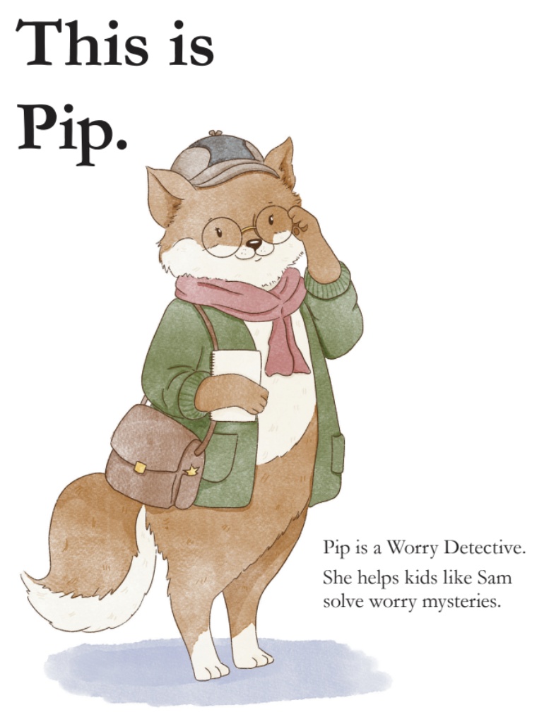Pip the Worry Detective, from Detective Pip and the Tricky Worry Trap
